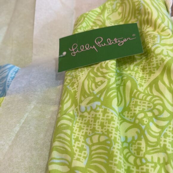 Lilly Pulitzer Jubilee Shift Dress Lime Green & Aqua 50th Anniversary 6 NWT $198 - Picture 6 of 6